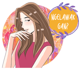 Cewek Keceh: Alodya sticker #10939134