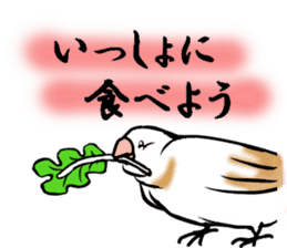 bengalese finches stickers sticker #10939322