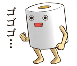 Toilet roll Sticker 3 sticker #10939434