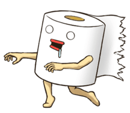 Toilet roll Sticker 3 sticker #10939440