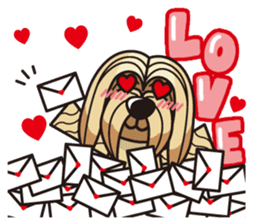 iinu - Lhasa Apso sticker #10939699