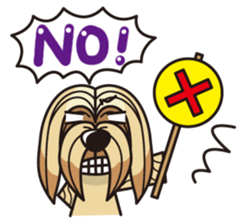 iinu - Lhasa Apso sticker #10939705
