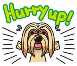 iinu - Lhasa Apso sticker #10939721