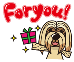 iinu - Lhasa Apso sticker #10939726
