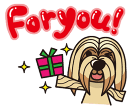iinu - Lhasa Apso sticker #10939726
