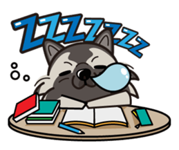 iinu - Keeshond sticker #10940070