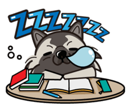 iinu - Keeshond sticker #10940070