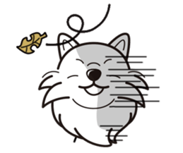 iinu - Keeshond sticker #10940080