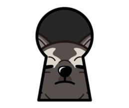 iinu - Keeshond sticker #10940084