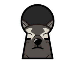 iinu - Keeshond sticker #10940084