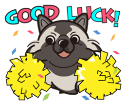 iinu - Keeshond sticker #10940085