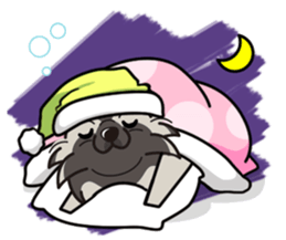 iinu - Keeshond sticker #10940090