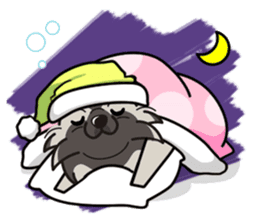 iinu - Keeshond sticker #10940090