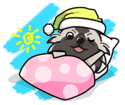 iinu - Keeshond sticker #10940091