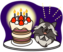 iinu - Keeshond sticker #10940094