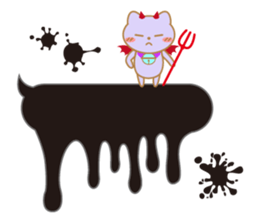 Playing with balloon, Suzuneko sticker #10940340