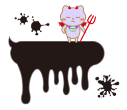 Playing with balloon, Suzuneko sticker #10940340