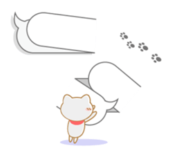 Playing with balloon, Suzuneko sticker #10940355