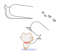 Playing with balloon, Suzuneko sticker #10940355