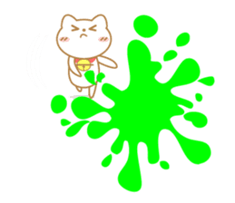 Playing with balloon, Suzuneko sticker #10940360