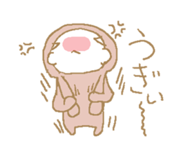 a pajama rabbit 2 sticker #10940656