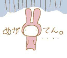 a pajama rabbit 2 sticker #10940660