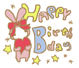 a pajama rabbit 2 sticker #10940664