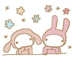 a pajama rabbit 2 sticker #10940667