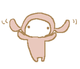 a pajama rabbit 2 sticker #10940671