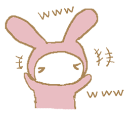 a pajama rabbit 2 sticker #10940675