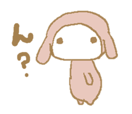 a pajama rabbit 2 sticker #10940676
