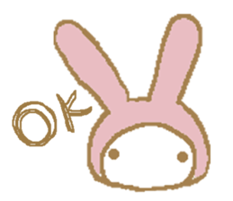 a pajama rabbit 2 sticker #10940678