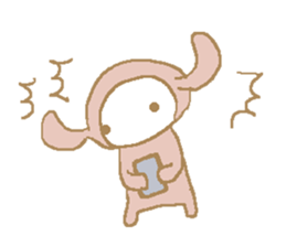 a pajama rabbit 2 sticker #10940679