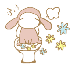 a pajama rabbit 2 sticker #10940680