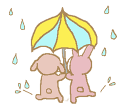 a pajama rabbit 2 sticker #10940683