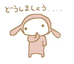 a pajama rabbit 2 sticker #10940684