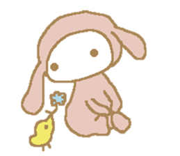 a pajama rabbit 2 sticker #10940685