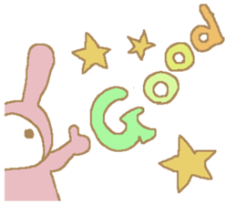 a pajama rabbit 2 sticker #10940687