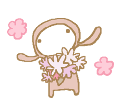 a pajama rabbit 2 sticker #10940695