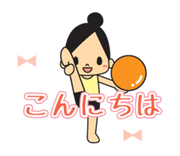 Rhythmic gymnastic girls 2 sticker #10940860