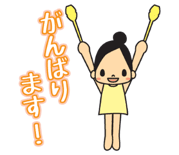 Rhythmic gymnastic girls 2 sticker #10940869