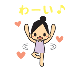 Rhythmic gymnastic girls 2 sticker #10940874