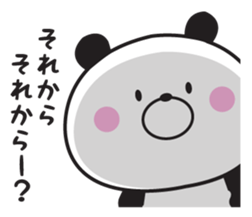 Mr. panda which isn't hearing talk sticker #10941397