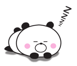 Mr. panda which isn't hearing talk sticker #10941409