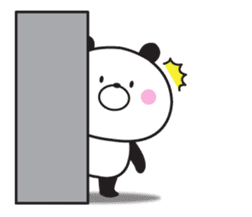 Mr. panda which isn't hearing talk sticker #10941414