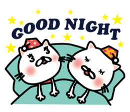 Twin NYA of a kitten and ME sticker #10941732