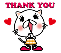 Twin NYA of a kitten and ME sticker #10941734