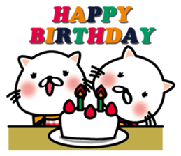 Twin NYA of a kitten and ME sticker #10941735