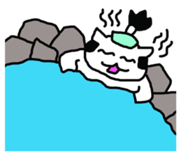 Topknot Cat sticker #10941809