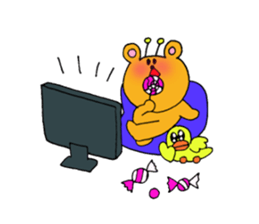 Baby bear KURI-chan sticker #10941871